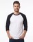 Gildan Unisex Heavy Cotton Raglan Crewneck 3/4 Sleeve T-Shirt for Everyday Comfort & Custom Printing Tee